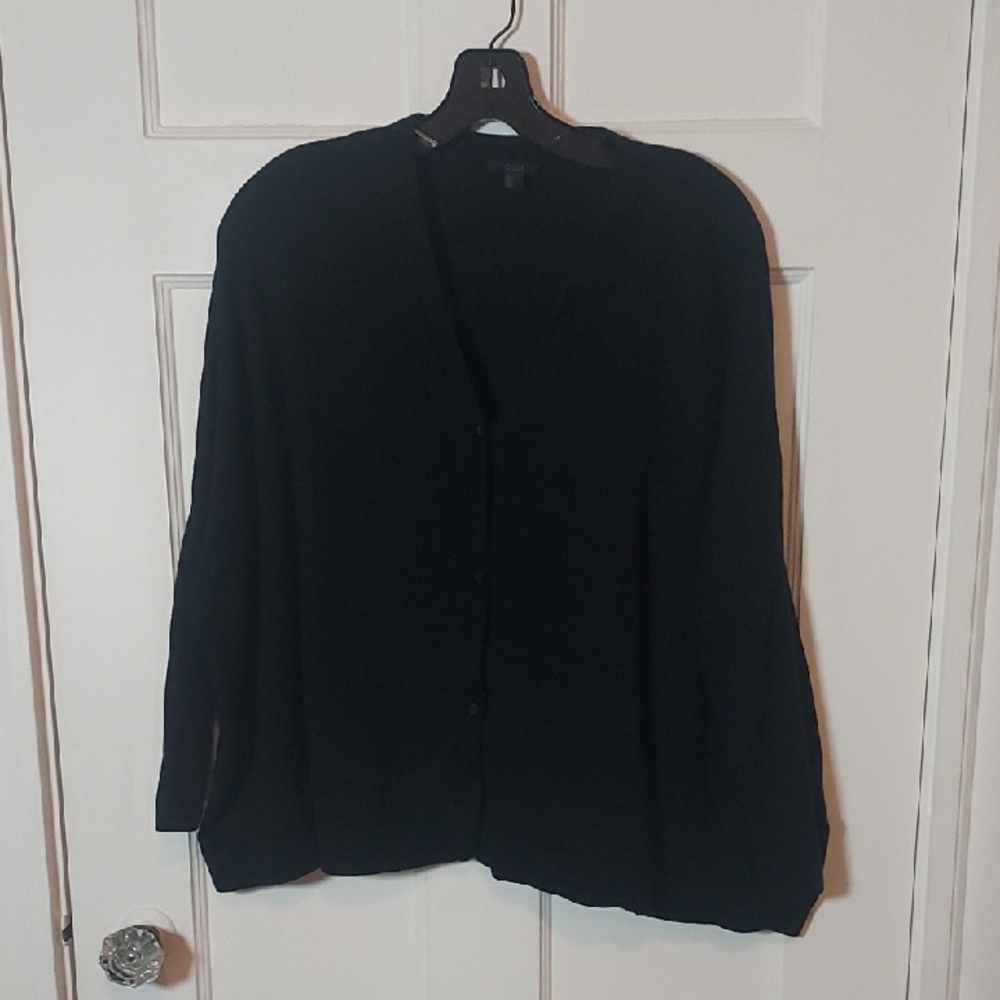 COS Women's Oversized Black Cardigan Small